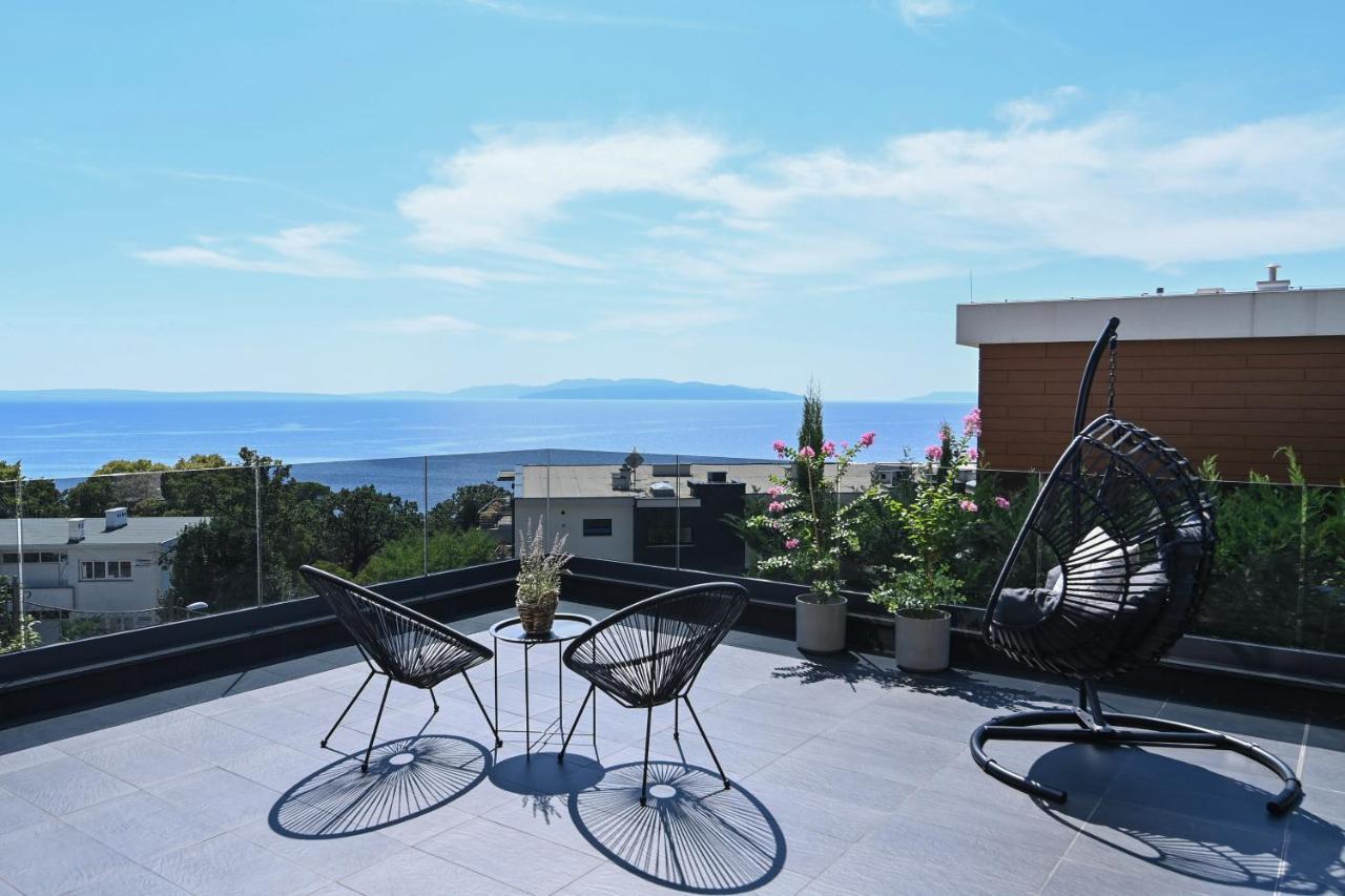 Sea View Deluxe Apartment Rijeka Bagian luar foto