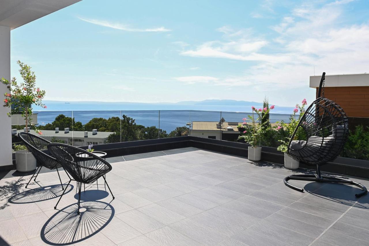 Sea View Deluxe Apartment Rijeka Bagian luar foto